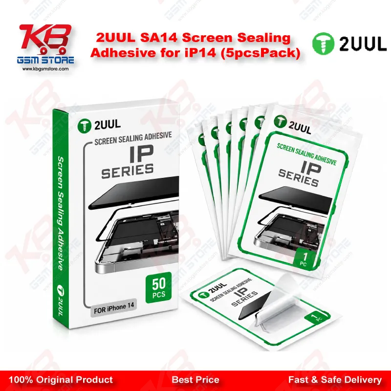 2UUL SA14 Screen Sealing Adhesive for iP14 (5pcs/Pack)