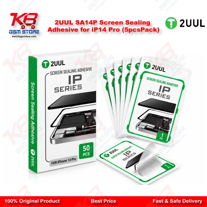 2UUL SA14P Screen Sealing Adhesive for iP14 Pro (5pcs/Pack)