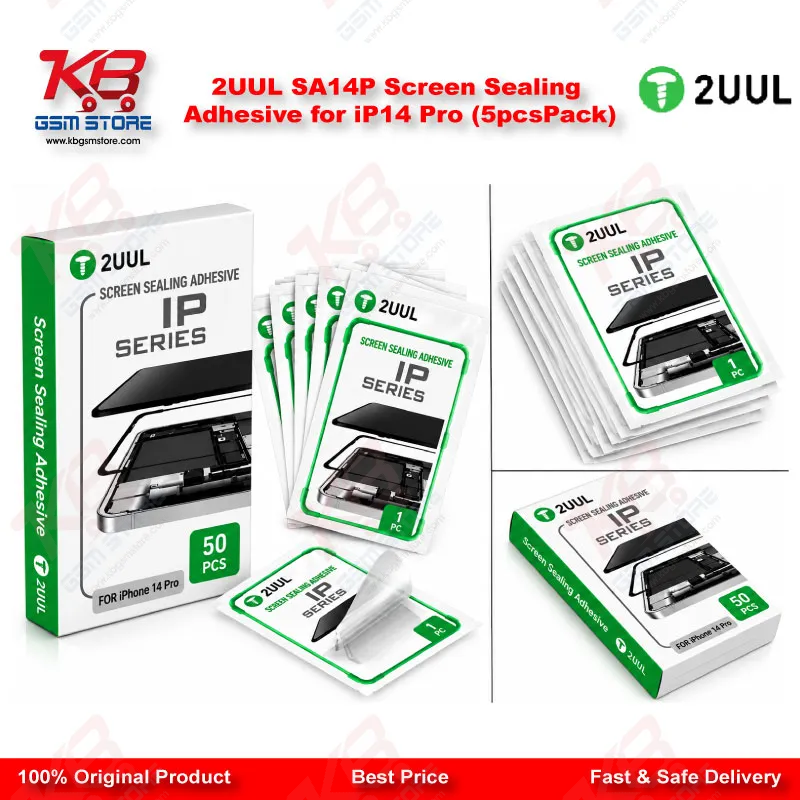 2UUL SA14P Screen Sealing Adhesive for iP14 Pro (5pcs/Pack)
