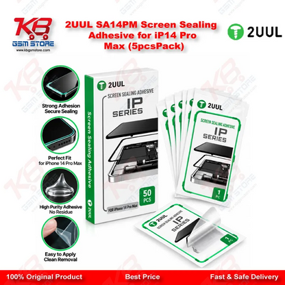 2UUL SA14PM Screen Sealing Adhesive for iP14 Pro Max (5pcs/Pack)
