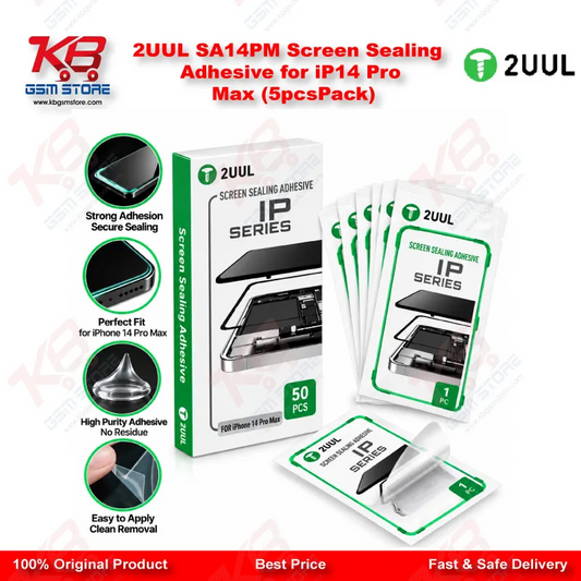 2UUL SA14PM Screen Sealing Adhesive for iP14 Pro Max (5pcs/Pack)