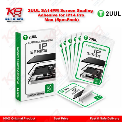2UUL SA14PM Screen Sealing Adhesive for iP14 Pro Max (5pcs/Pack)