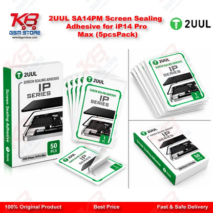 2UUL SA14PM Screen Sealing Adhesive for iP14 Pro Max (5pcs/Pack)