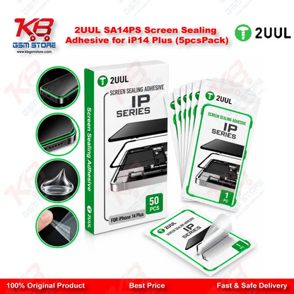 2UUL SA14PS Screen Sealing Adhesive for iP14 Plus (5pcs/Pack)