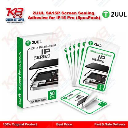 2UUL SA15P Screen Sealing Adhesive for iP15 Pro (5pcs/Pack)