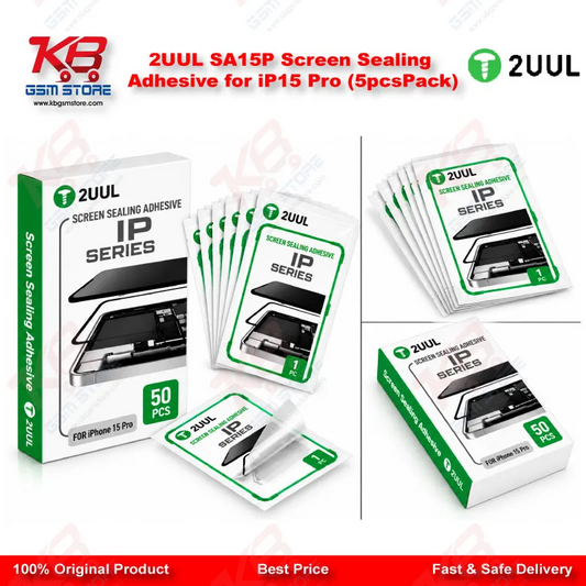 2UUL SA15P Screen Sealing Adhesive for iP15 Pro (5pcs/Pack)
