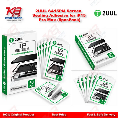 2UUL SA15PM Screen Sealing Adhesive for iP15 Pro Max (5pcs/Pack)