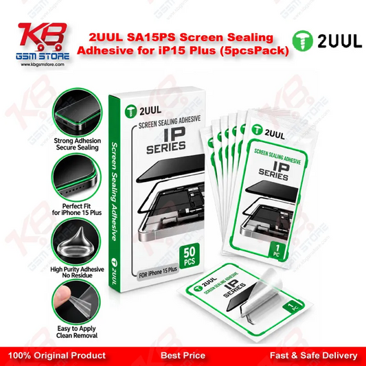 2UUL SA15PS Screen Sealing Adhesive for iP15 Plus (5pcs/Pack)