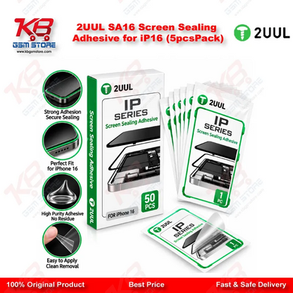 2UUL SA16 Screen Sealing Adhesive for iP16 (5pcs/Pack)