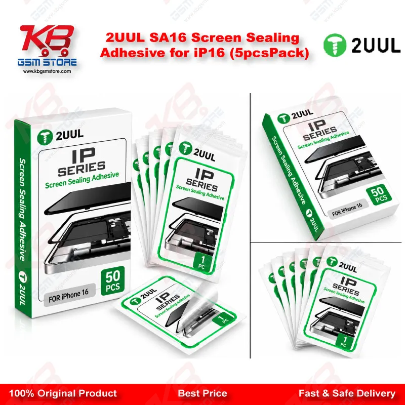 2UUL SA16 Screen Sealing Adhesive for iP16 (5pcs/Pack)