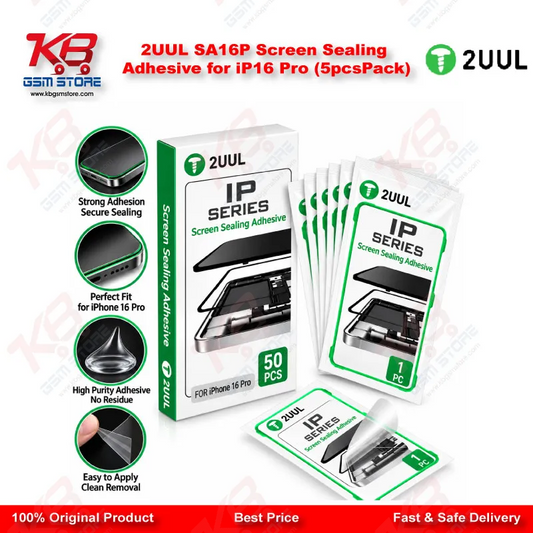 2UUL SA16P Screen Sealing Adhesive for iP16 Pro (5pcs/Pack)