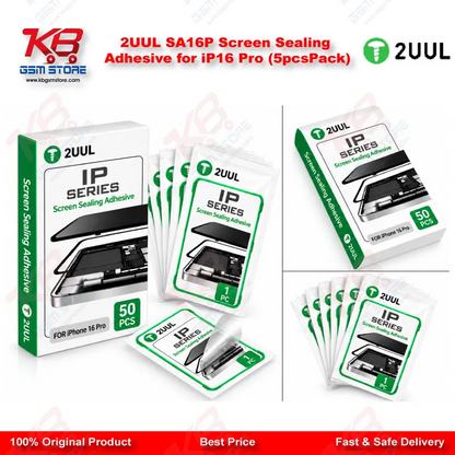 2UUL SA16P Screen Sealing Adhesive for iP16 Pro (5pcs/Pack)