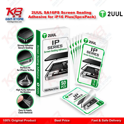 2UUL SA16PS Screen Sealing Adhesive for iP16 Plus(5pcs/Pack)