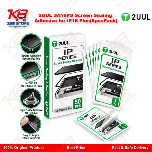 2UUL SA16PS Screen Sealing Adhesive for iP16 Plus(5pcs/Pack)