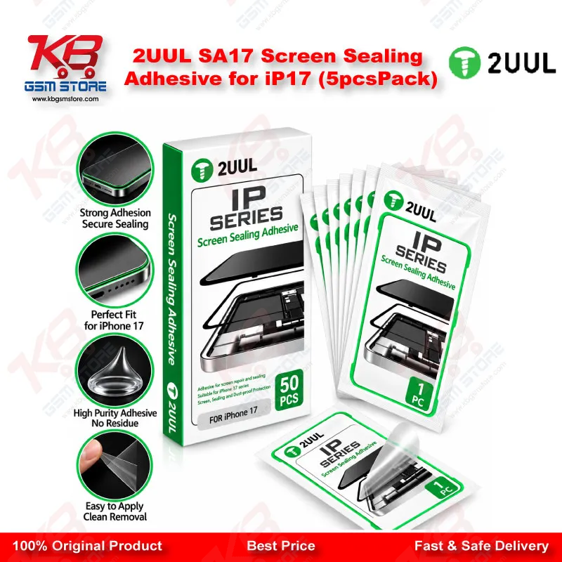 2UUL SA17 Screen Sealing Adhesive for iP17 (5pcs/Pack)