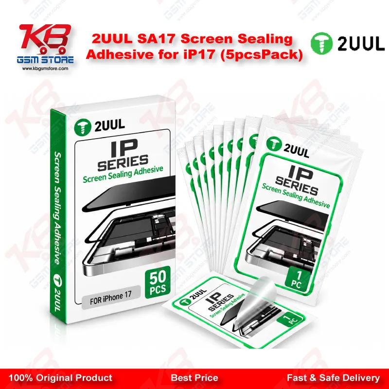 2UUL SA17 Screen Sealing Adhesive for iP17 (5pcs/Pack)