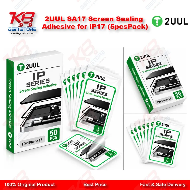 2UUL SA17 Screen Sealing Adhesive for iP17 (5pcs/Pack)