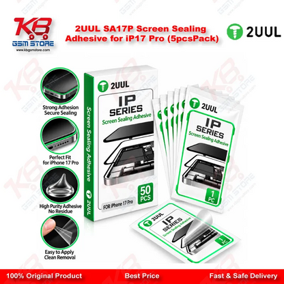 2UUL SA17P Screen Sealing Adhesive for iP17 Pro (5pcs/Pack)