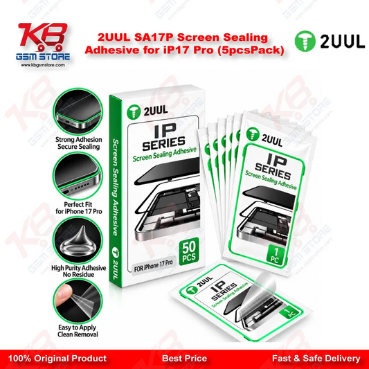 2UUL SA17P Screen Sealing Adhesive for iP17 Pro (5pcs/Pack)