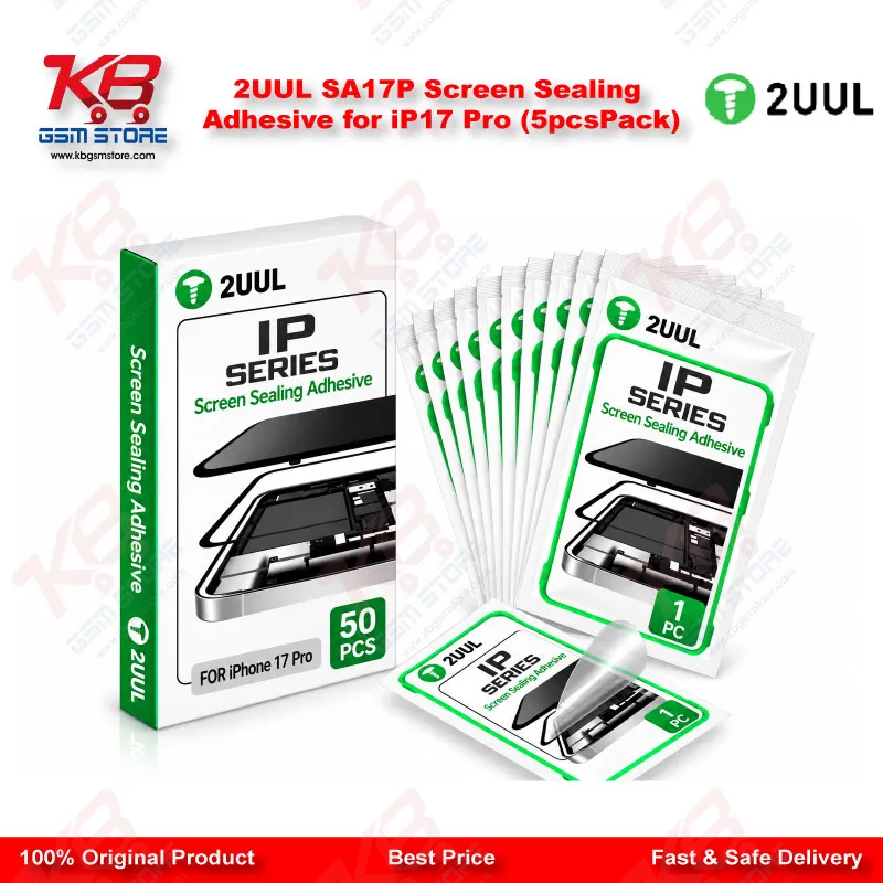2UUL SA17P Screen Sealing Adhesive for iP17 Pro (5pcs/Pack)