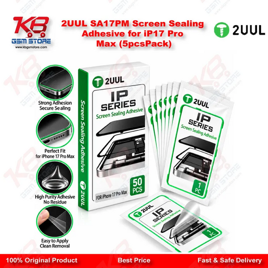 2UUL SA17PM Screen Sealing Adhesive for iP17 Pro Max (5pcs/Pack)