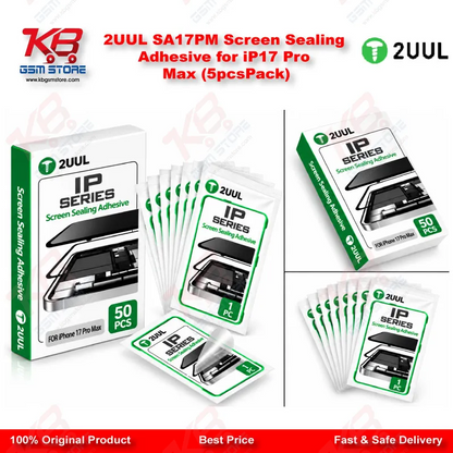 2UUL SA17PM Screen Sealing Adhesive for iP17 Pro Max (5pcs/Pack)