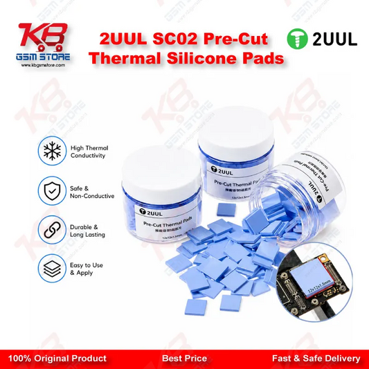 2UUL SC02 Pre-Cut Thermal Silicone Pads