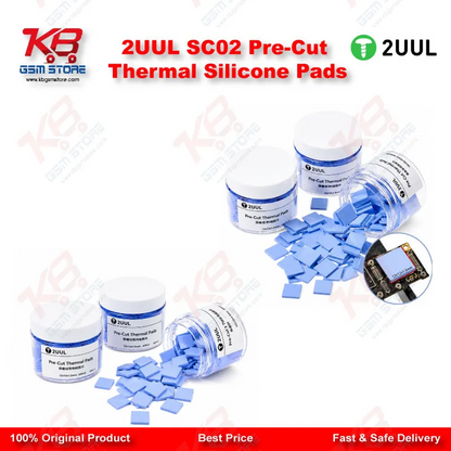 2UUL SC02 Pre-Cut Thermal Silicone Pads