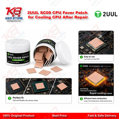 2UUL SC09 CPU Fever Patch for Cooling CPU After Repair