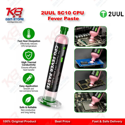 2UUL SC10 CPU Fever Paste 50g – Thermal Conductive Compound for PC, Phone & Tablet Repair