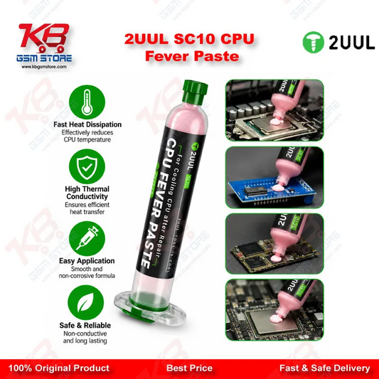2UUL SC10 CPU Fever Paste 50g – Thermal Conductive Compound for PC, Phone & Tablet Repair