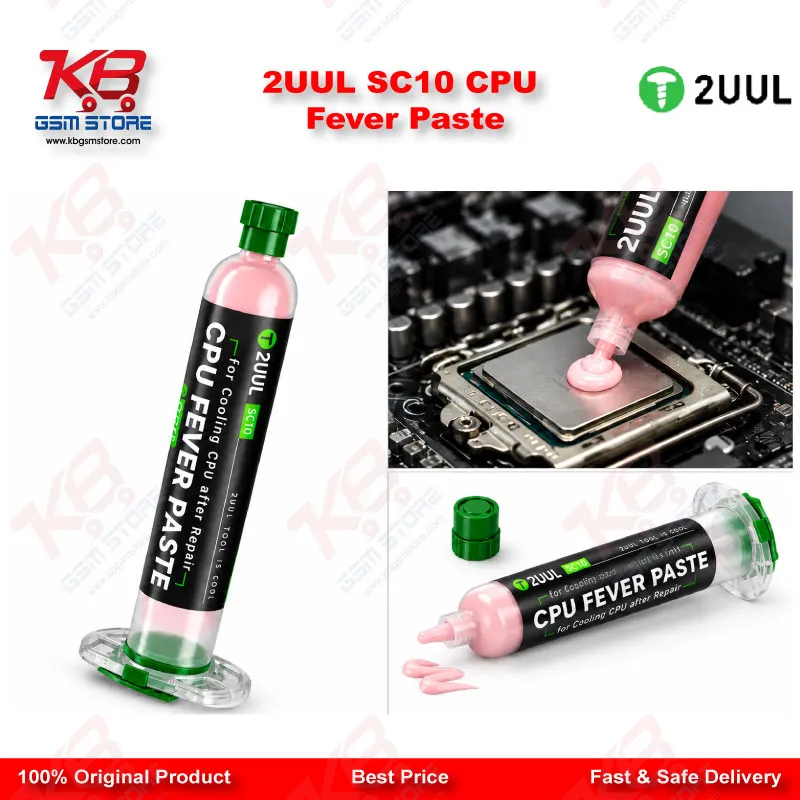 2UUL SC10 CPU Fever Paste 50g – Thermal Conductive Compound for PC, Phone & Tablet Repair