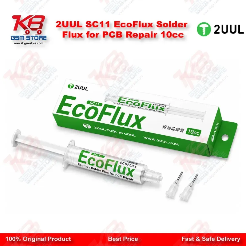 2UUL SC11 EcoFlux Solder Flux for PCB Repair 10cc