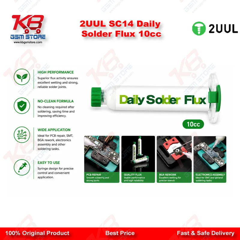 2UUL SC14 Daily Solder Flux 10cc