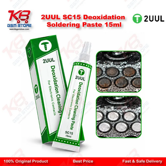 2UUL SC15 Deoxidation Soldering Paste 15ml – PCB Oxidation Removal Flux Gel for Mobile & Laptop Board Repair