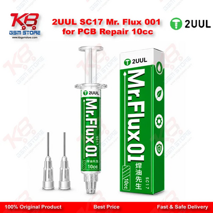 2UUL SC17 Mr. Flux 001 No-Acid No-Halogen PCB Repair Solder Flux – 10cc