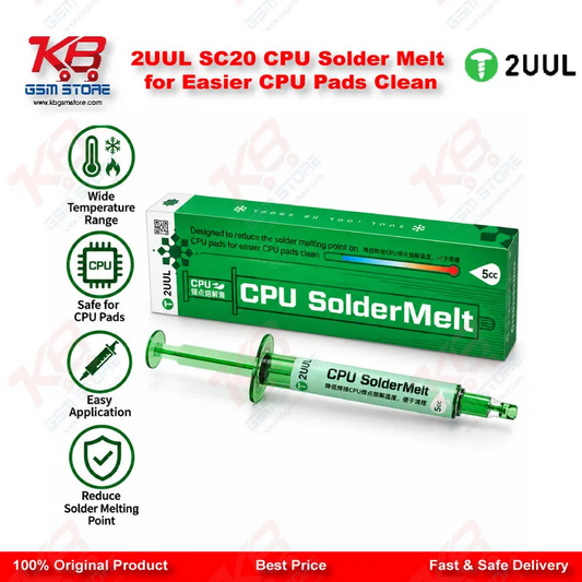 2UUL SC20 CPU Solder Melt for Easier CPU Pads Clean