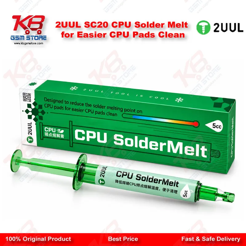 2UUL SC20 CPU Solder Melt for Easier CPU Pads Clean