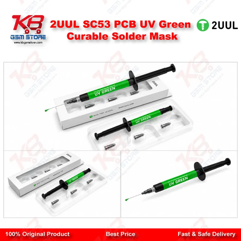2UUL SC53 PCB UV Green Curable Solder Mask