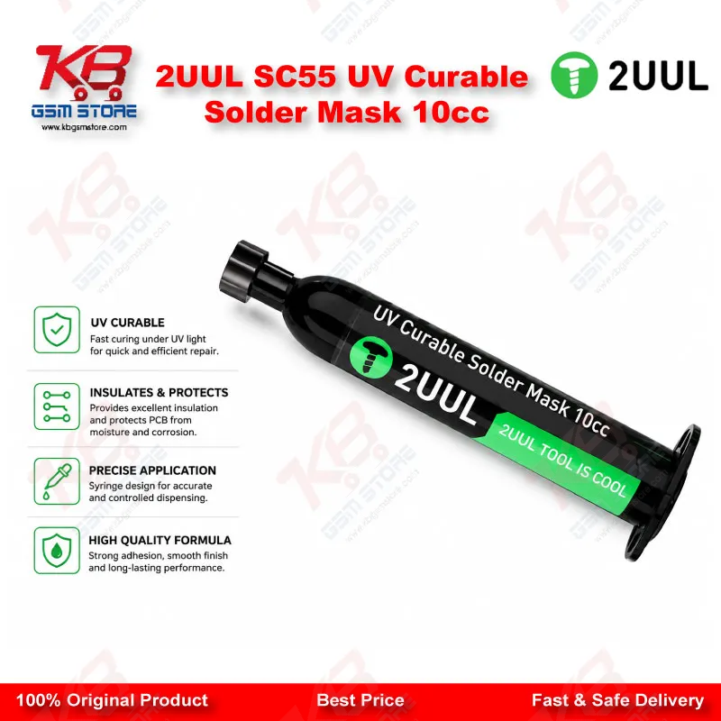 2UUL SC55 UV Curable Solder Mask 10cc