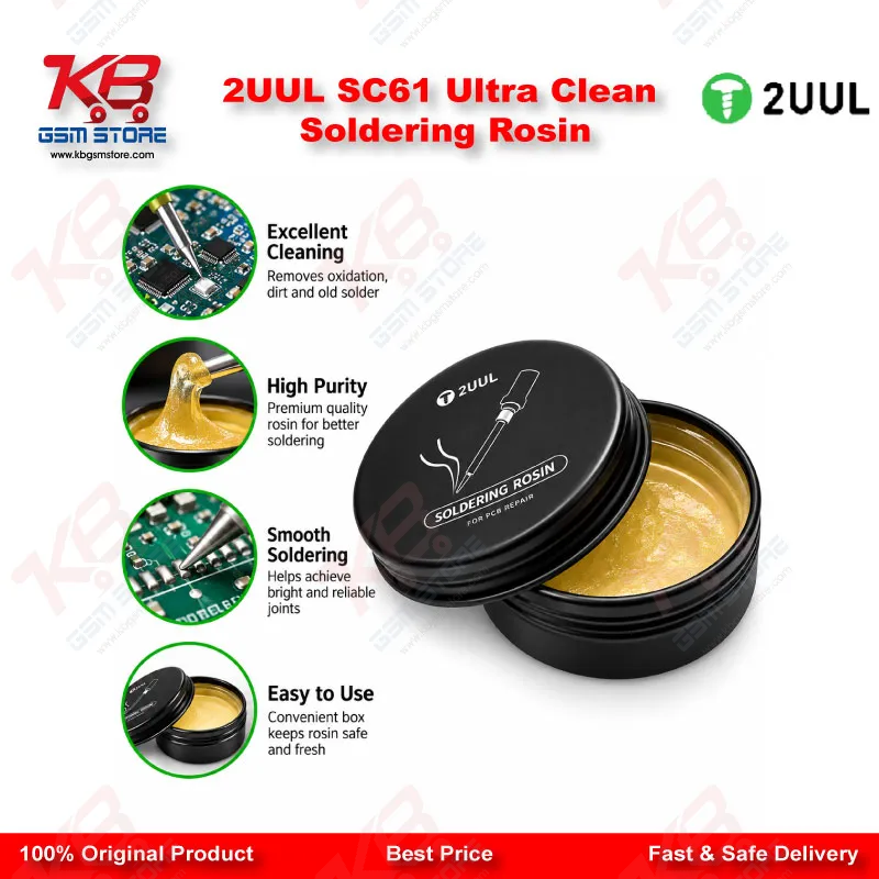 2UUL SC61 Ultra Clean Soldering Rosin for Mobile PCB & BGA Repair