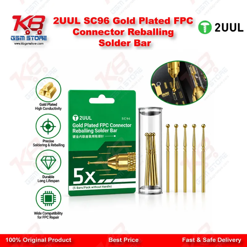 2UUL SC96 Gold Plated FPC Connector Reballing Solder Bar