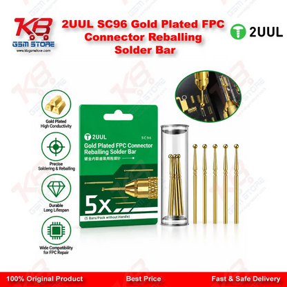 2UUL SC96 Gold Plated FPC Connector Reballing Solder Bar