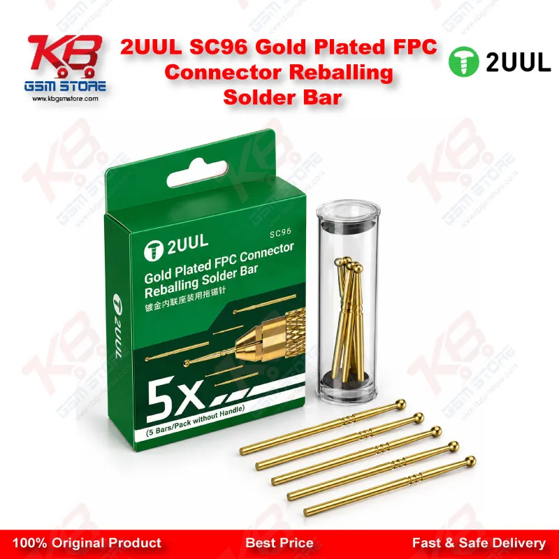 2UUL SC96 Gold Plated FPC Connector Reballing Solder Bar