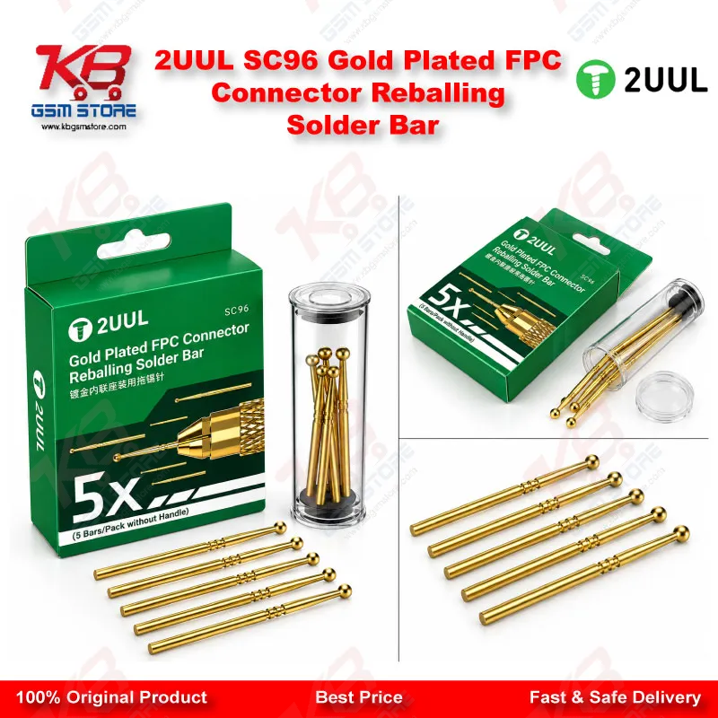 2UUL SC96 Gold Plated FPC Connector Reballing Solder Bar