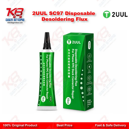 2UUL SC97 Disposable Desoldering Flux for Phone FPC Dock Connector Repair – 15ml