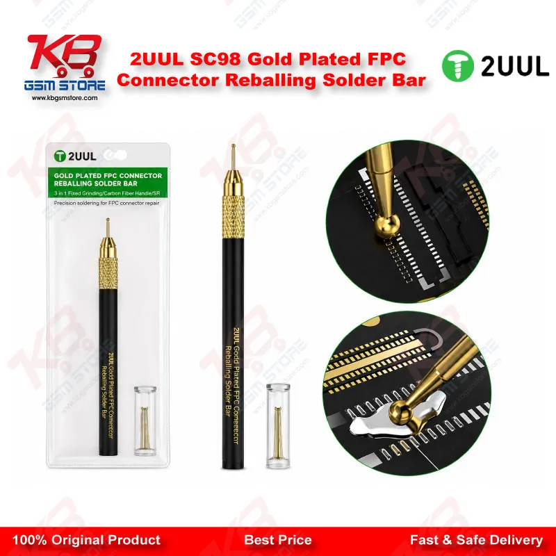 2UUL SC98 Gold Plated FPC Connector Reballing Solder Bar