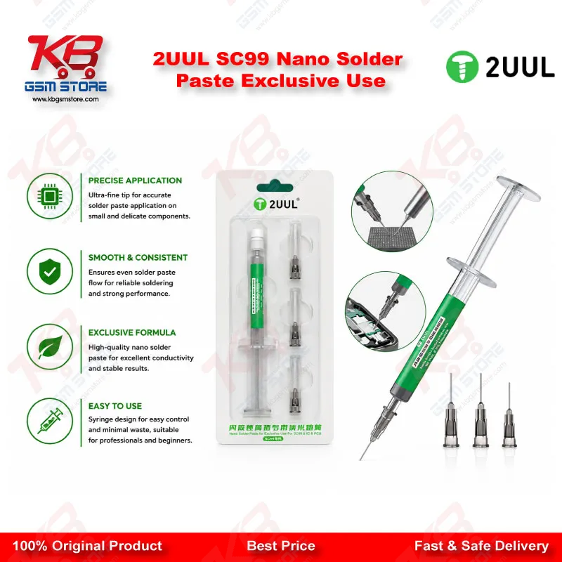 2UUL SC99 Nano Solder Paste Exclusive Use