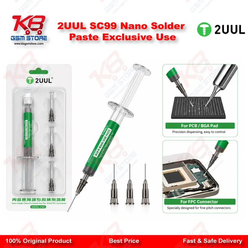 2UUL SC99 Nano Solder Paste Exclusive Use