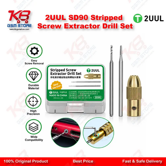 2UUL SD90 Stripped Screw Extractor Drill Set